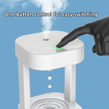 Gravity Water Droplets Air Humidifier with 7-Color Night Light
